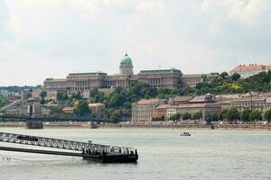 Buda Castle alongside the Danube in Budapest photo