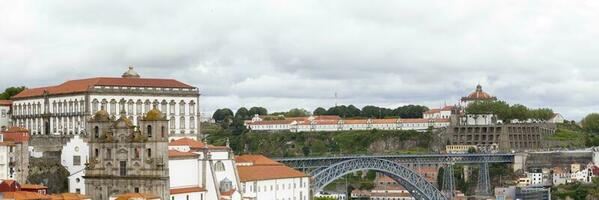 panorámico ver de porto y vila estrella nueva Delaware gaia foto