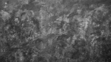 antiguo hormigón pared en negro y blanco color, cemento muro, roto muro, antecedentes textura, Roca flor foto