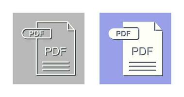 icono de vector de pdf