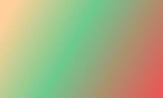 Design simple peach,green and red gradient color illustration background photo