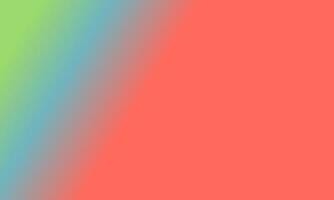 Design simple pastel red,blue and green gradient color illustration background photo