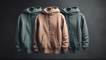 Elegant woolen jacket for men winter fashion generated by AI photo