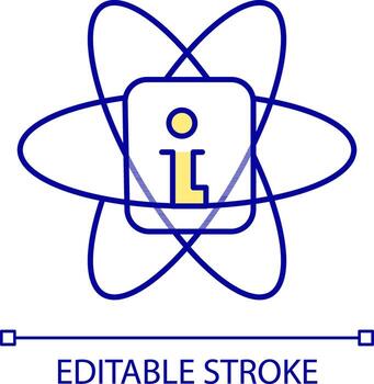 dinámica datos estructura rgb color icono. constante información actualizando regular contenido modificación. aislado vector ilustración. sencillo lleno línea dibujo. editable carrera