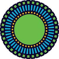 Colorful circle element design. vector