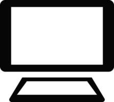 ordenador portátil firmar icono para educación concepto. vector