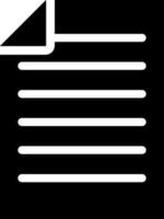 Paper document icon in flat style. vector