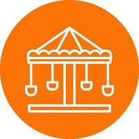 Merry go round Vector Icon Design