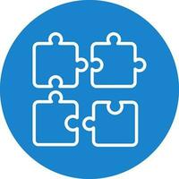 Puzzle Vector Icon Design