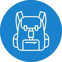 Backpack Vector Icon Design