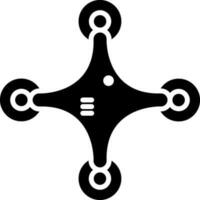 Flat style drone camera icon. vector