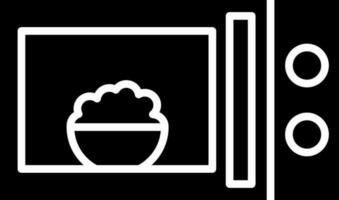 Vector illustration of microwave icon.