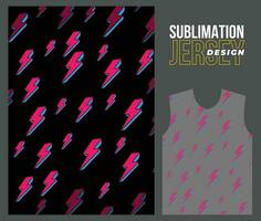 vector fútbol jersey diseño para sublimación