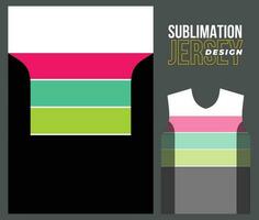 vector fútbol jersey diseño para sublimación