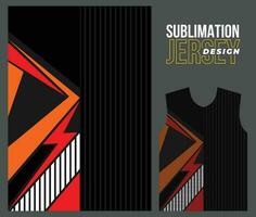 vector fútbol jersey diseño para sublimación