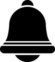 Flat illustration of bell icon or symbol. vector