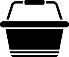 Vector illustration of basket icon.