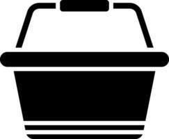 Vector illustration of basket icon.