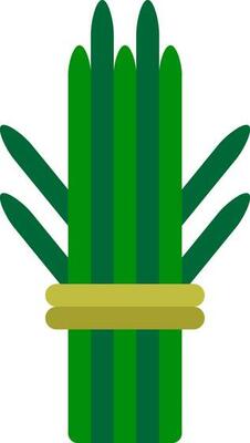 Durva  Leaves Bundle Icon In Flat Style.