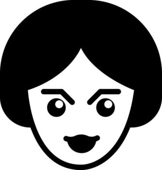 solid icon for look vector