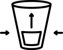 line icon for slight vector