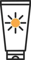 Sun cream Vector Icon Design