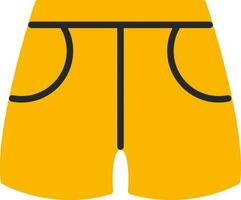 Swim shorts Vector Icon Design