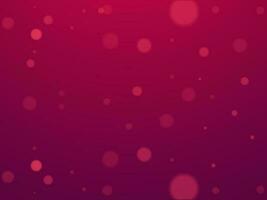 Shiny bokeh effect abstract burgundy background. vector