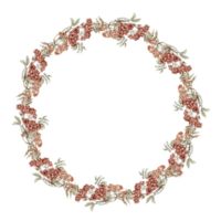 Fall wreath, for cards, backgrounds. png