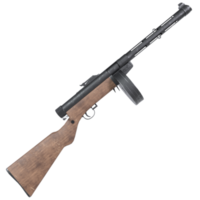 3d Renderização do rifle arma png