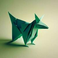 caprichoso maravillas un encantador colección de linda origami animales foto