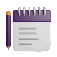 Notepad Diary Memo png