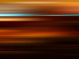 Abstract red light speed line in dark background. City light trails blur. photo