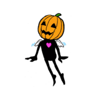 gelukkige halloween-sticker png