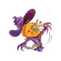 Happy halloween sticker png