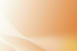 Abstract background with smooth lines in beige and orange colors for design. photo