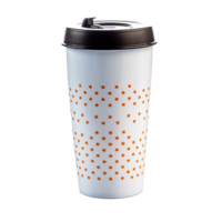 café viagem caneca isolado em fundo com generativo ai png