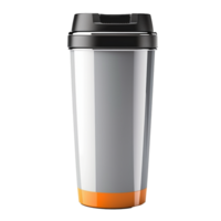 café viagem caneca isolado em fundo com generativo ai png