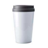 Coffee Travel Mug isolated on background with Generative AI png