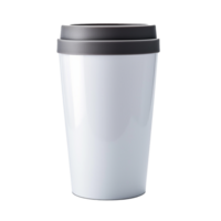 café viagem caneca isolado em fundo com generativo ai png