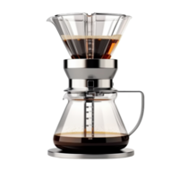 Coffee Dripper isolated on background with Generative AI png