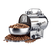 Coffee Bean Roaster isolated on background with Generative AI png