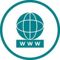 Unique World Wide Web Vector Icon