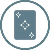 Unique Card Vector Icon