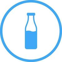 Milk Bottle Vector Icon