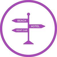 Signboard Vector Icon