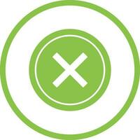 Do Not Cross Vector Icon