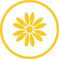 Unique Flower Vector Icon