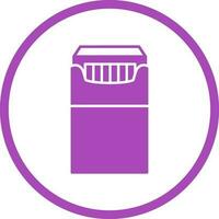 Unique Packet of Cigarettes Vector Icon