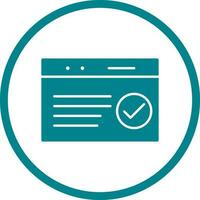 Unique QC Passed Vector Icon